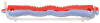 Фото - Коклюшки красно-голубые"волна" d 10,5 мм,12 шт/уп