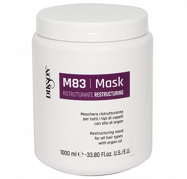 М83 RESTRUCTURING HAIR MASK / Восстанавливающая маска для волос с маслом Арганы1000 мл - 1