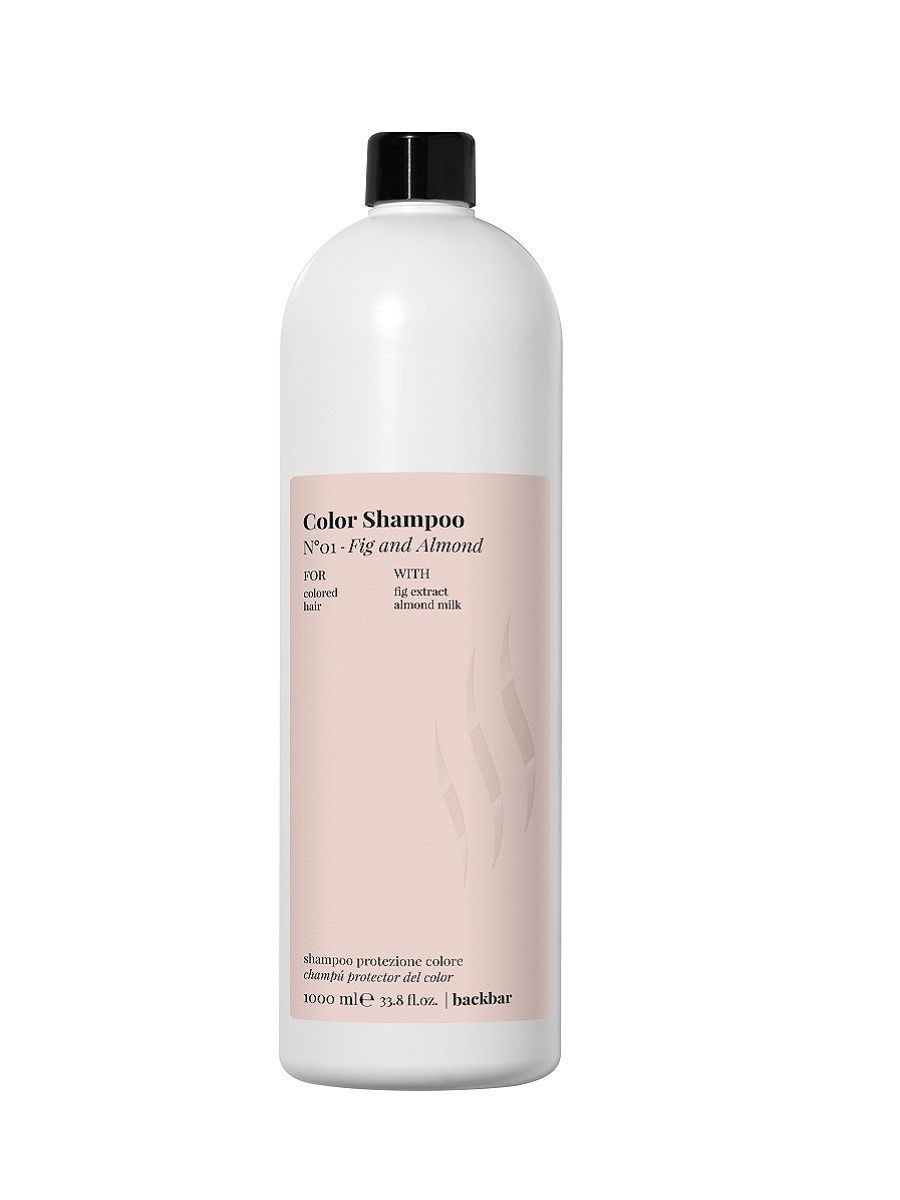 Back Bar Color Shampoo №01 1000 мл Шампунь для защиты цвета и блеска волос - 1