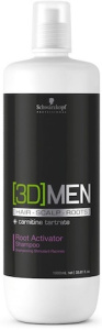 3d Men Шампунь активизирующий рост волос 1000 мл - 1