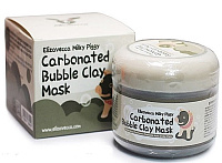 Фото - [Elizavecca] Маска для лица очищающая ПУЗЫРЬКОВАЯ с глиной Сarbonate Bubble Clay Mask 100мл