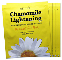 Фото - [PETITFEE] Гидрогелевая маска c РОМАШКОЙ Chamomile Lightening Hydrogel Face Mask