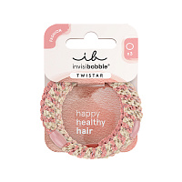 Фото - Резинка для волос invisibobble TWISTAR Blush Braids