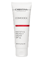 Фото - Comodex Mattify&Protect Cream SPF 15 Матирующий защитный крем SPF15 75 мл